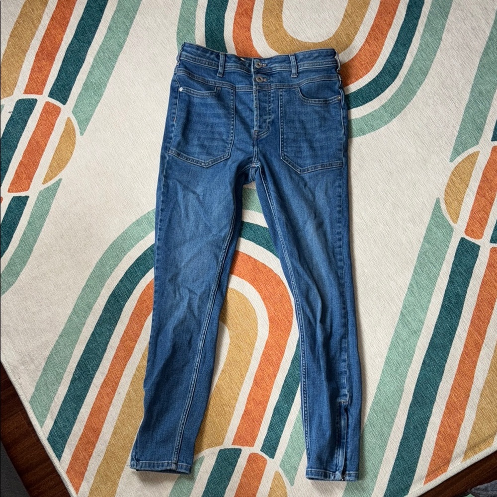 Anthropologie High Rise Skinny Jeans w/stretch
